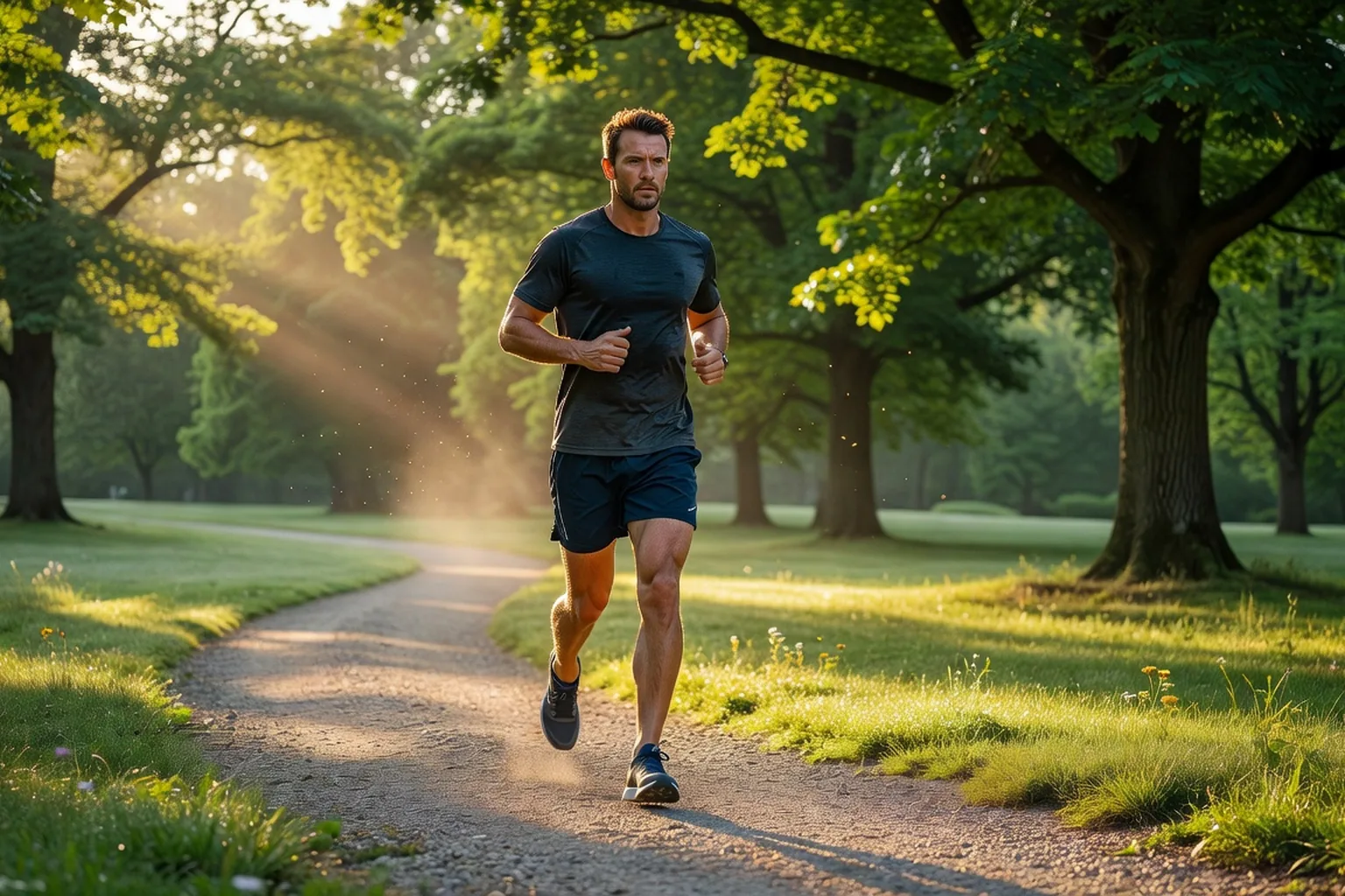 Homme en activité physique, stratégie contre la crise de la trentaine